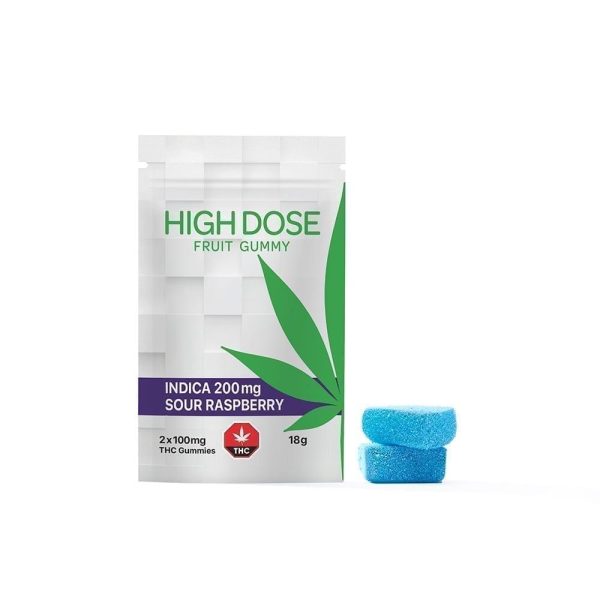 Buy High Dose Indica 200 mg sour cherry