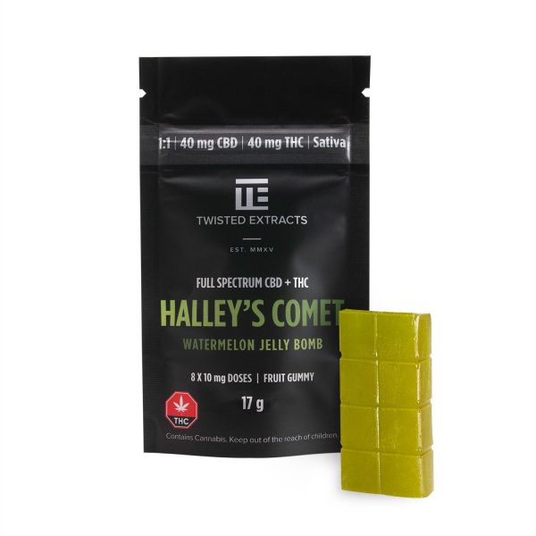 Buy halley's comet twisted extracts watermelon jelly bombs