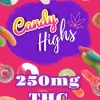 Buy Candy High Sour Cherry Gummies 200mg THC
