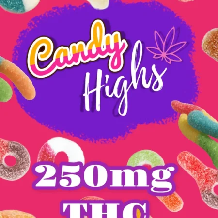Buy Candy High Sour Cherry Gummies 200mg THC