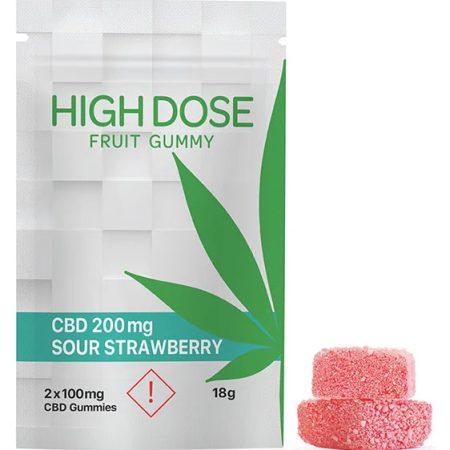 Buy High Dose Strawberry Cbd Gummies (200mg CBD)
