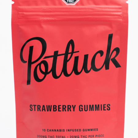 POTLUCK THC Gummies Strawberry