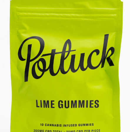 Potluck CBD Gummies lime Gummies