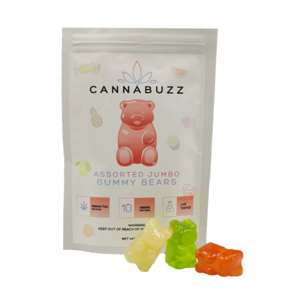 CANNABUZZ Jumbo THC Gummy Bears