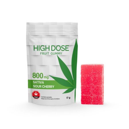 High Dose Cherry Sativa Gummies